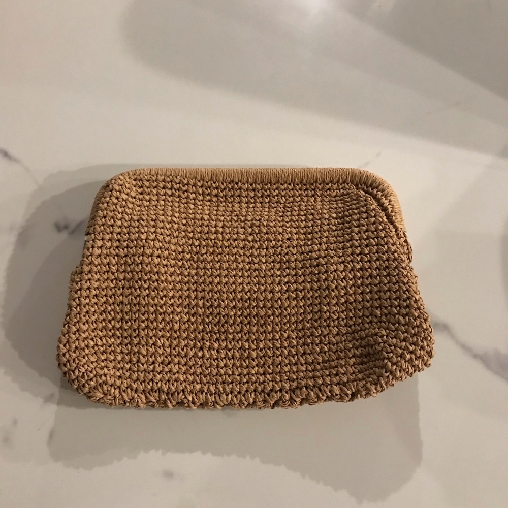 Handmade woven clutch